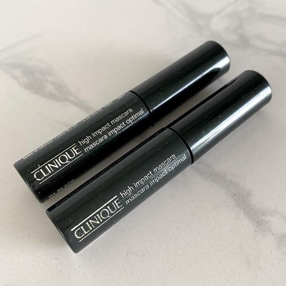 2 Mini Clinique High Impact Mascara - Black - Picture 1 of 3